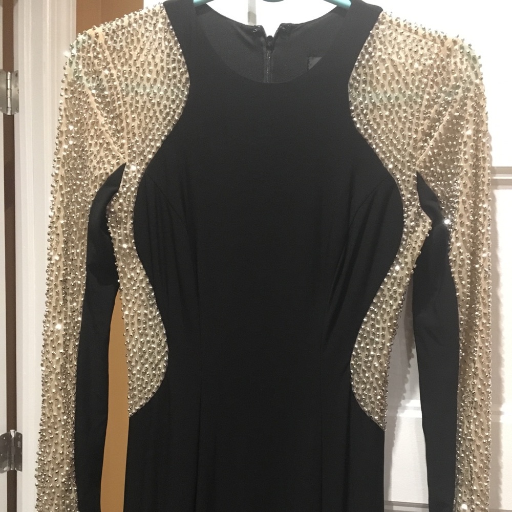 Xcape studded long gown new